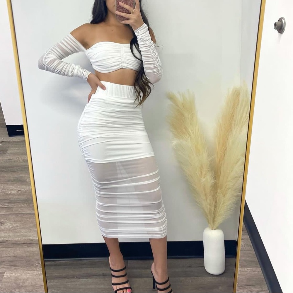 Two Piece Top & Skirt